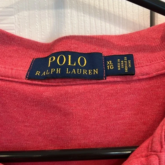 Polo by Ralph Lauren Men's Classic Red Polo Shirt - Picture 3 of 7
